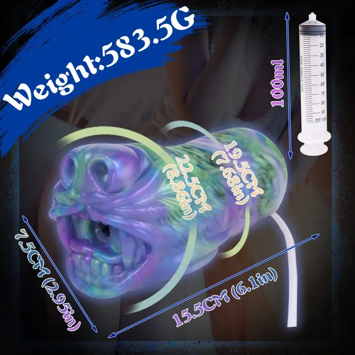 DirtyToyz Faeoria the Wolf Muzzle Ejaculating Male Fantasy Masturbator Male Sex Toys