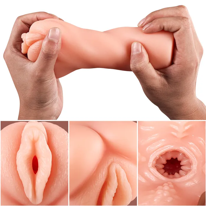 Domlust Male Sex Toys Life Size Pocket Pussy Sex Doll Realistic Women Vaginal Penis Masturbation Cup for Men