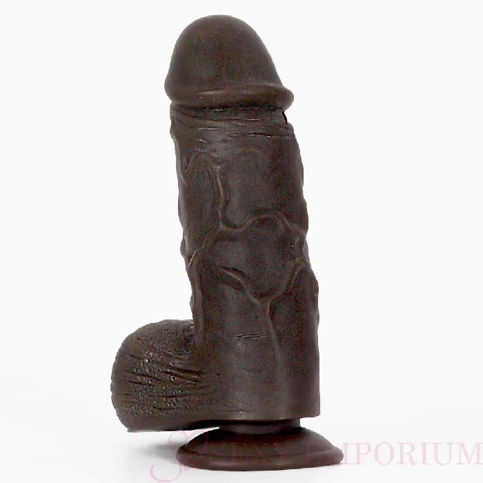 Female Sex Toys Sexy Emporium The Annihilator Extra Thick Dildo Brown