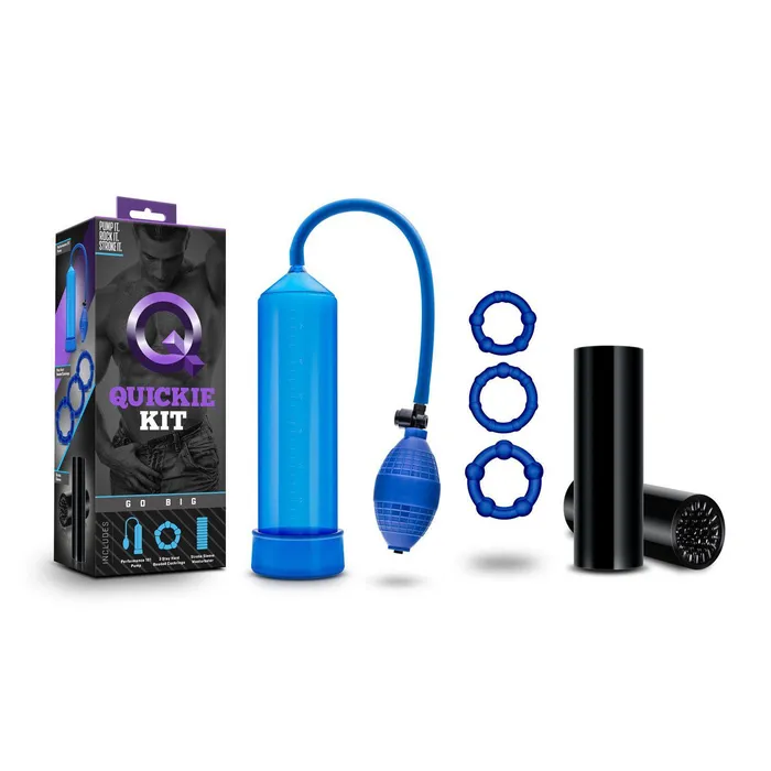 Blush Vibrators Quickie Kit Go Big Blue