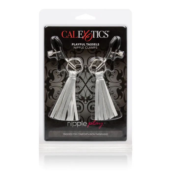 Couples CalExotics Nipple Play Playful Tassels Nipple Clamps Silver Couples CalExotics Nipple Play Playful Tassels Nipple Clamps Silver