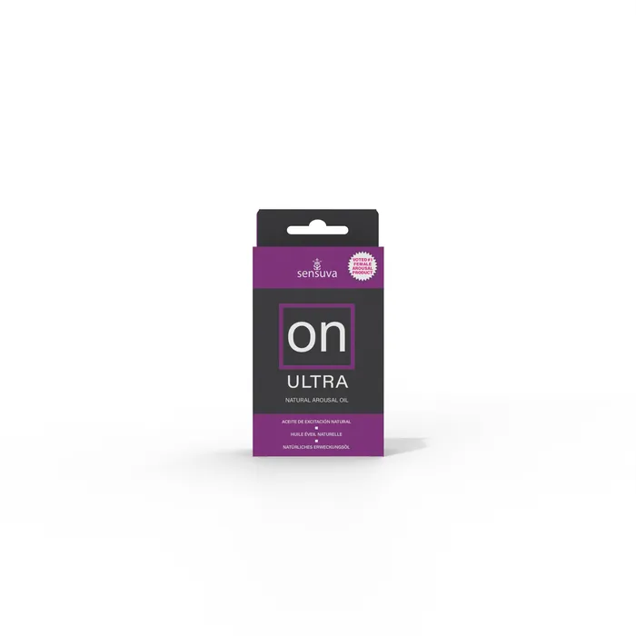On Natural Arousal Oil Ultra Medium Box 017 Fl Oz Sensuva Female Sex Toys