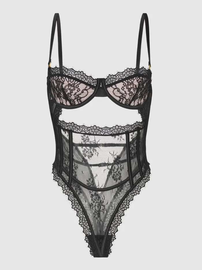 Couples Fredericks Of Hollywood Rosalind Satin Lace Underwire Teddy Couples Fredericks Of Hollywood Rosalind Satin Lace Underwire Teddy
