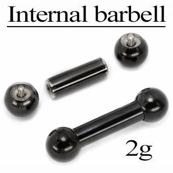 2g Internally Threaded PVD Black Steel Straight Barbell Price Per 1 Painful Pleasures Anal 2g Internally Threaded PVD Black Steel Straight Barbell Price Per 1 Painful Pleasures Anal