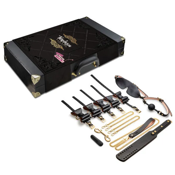 Couples Temptasia Safe Word Bondage Kit with Suitcase Blush