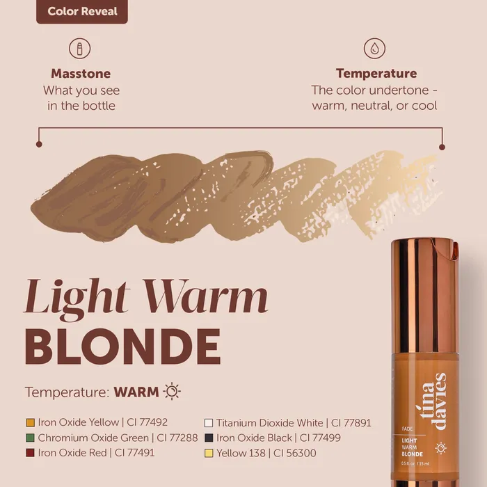 Dildos Tina Davies Tina Davies FADE Light Warm Blonde 12oz Bottle