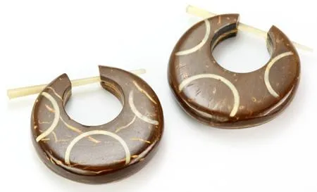 Elementals Organics Female Sex Toys Coconut Shell Cheaters CS 10 Stirrups Natural Body Jewelry Price Per 2 Elementals Organics Female Sex Toys Coconut Shell Cheaters CS 10 Stirrups Natural Body Jewelry Price Per 2