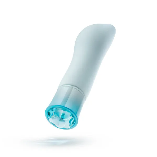 Female Sex Toys Blush Oh My Gem Ardor Aquamarine Warming Internal External Tapered Vibrator