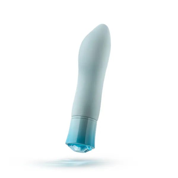 Female Sex Toys Blush Oh My Gem Ardor Aquamarine Warming Internal External Tapered Vibrator
