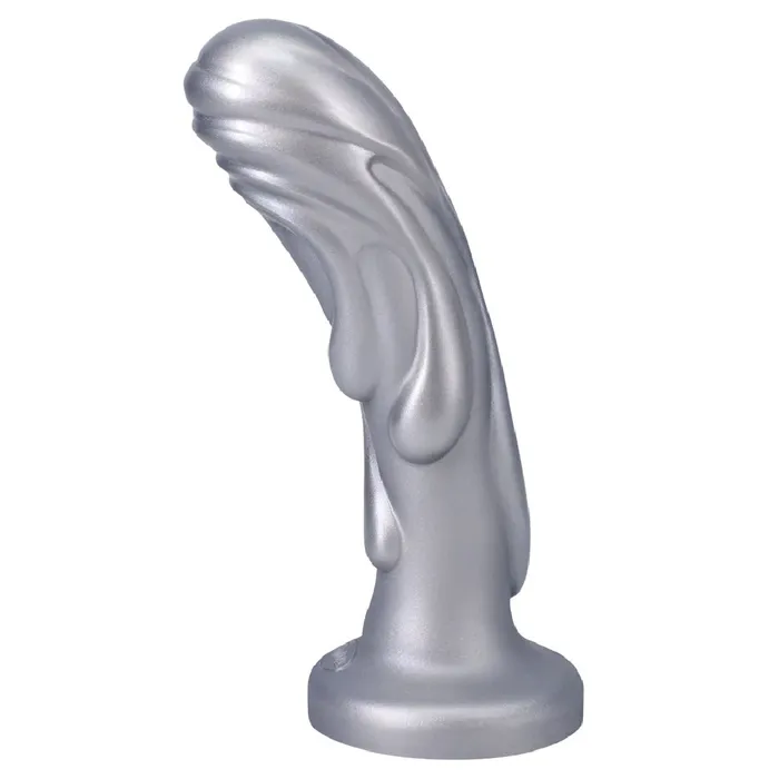 Female Sex Toys Tantus Tantus Magma 7 Silicone Fantasy Dildo Silver