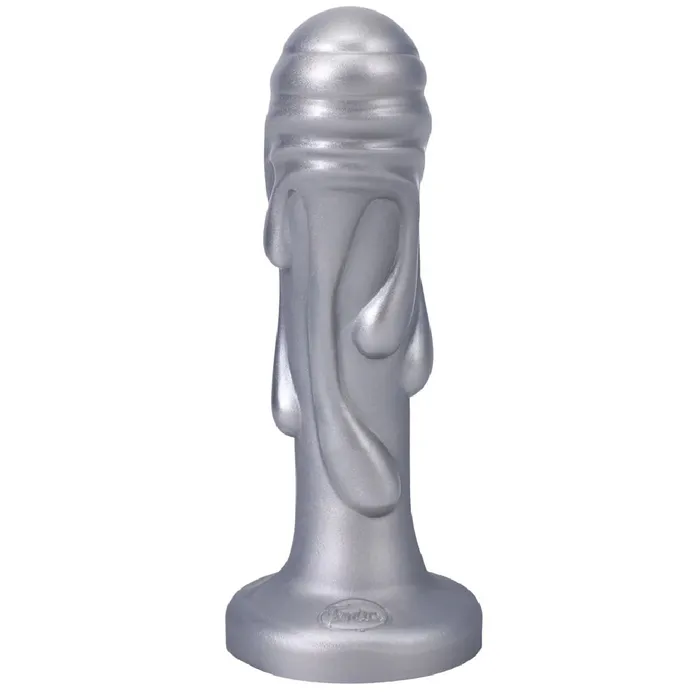 Female Sex Toys Tantus Tantus Magma 7 Silicone Fantasy Dildo Silver