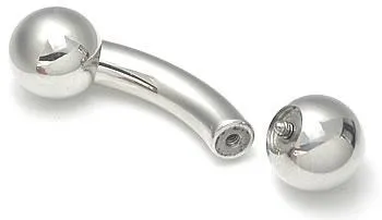 Male Sex Toys Painful Pleasures 2g Internal Steel Bent Barbell Price Per 1