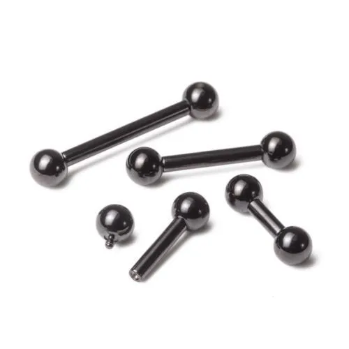 Painful Pleasures Anal 12g Internal PVD Black Straight Steel Barbell Price Per 1 Painful Pleasures Anal 12g Internal PVD Black Straight Steel Barbell Price Per 1