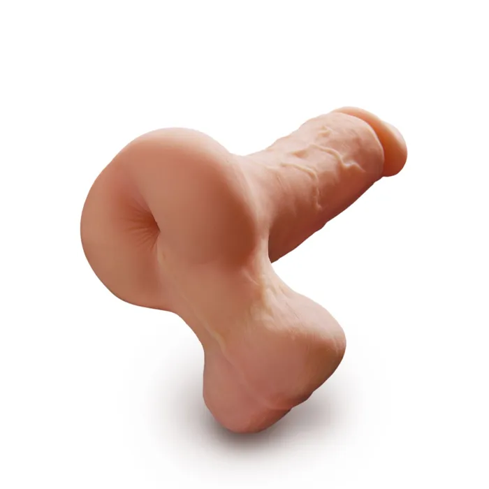 Reach Around Penis Stroker and Dildo with Balls Pipedream Products Male Sex Toys