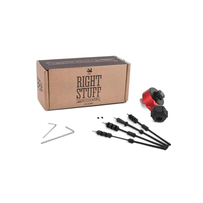 Right Stuff Shim Rotary Tattoo Machine 35mm Red Right Stuff Vibrators
