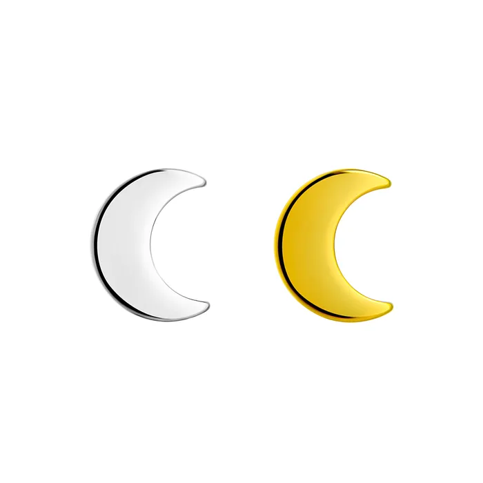 Tilum 14g12g Internally Threaded Crescent Moon Titanium Top Price Per 1 Tilum Vibrators