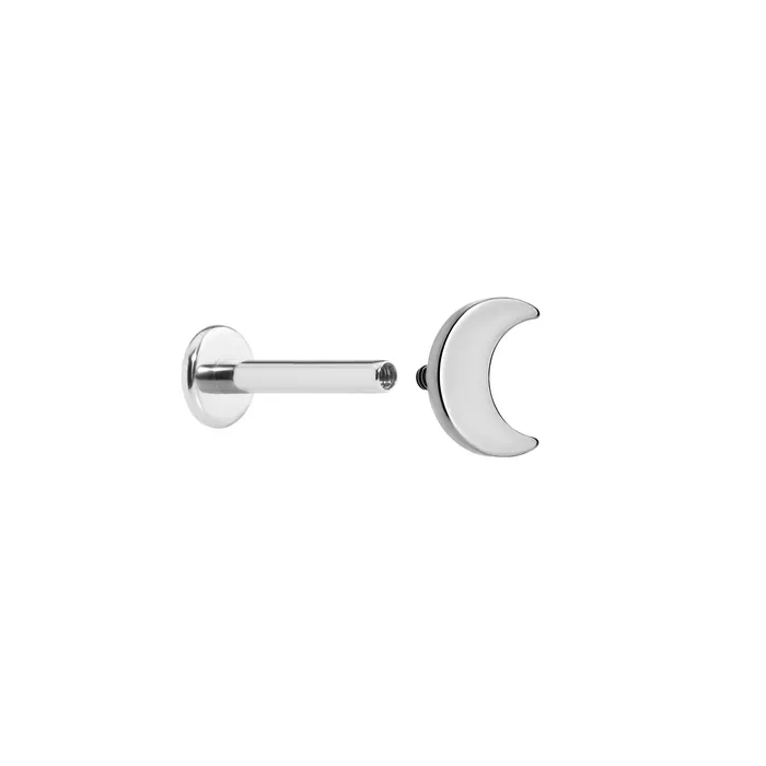 Tilum 14g12g Internally Threaded Crescent Moon Titanium Top Price Per 1 Tilum Vibrators