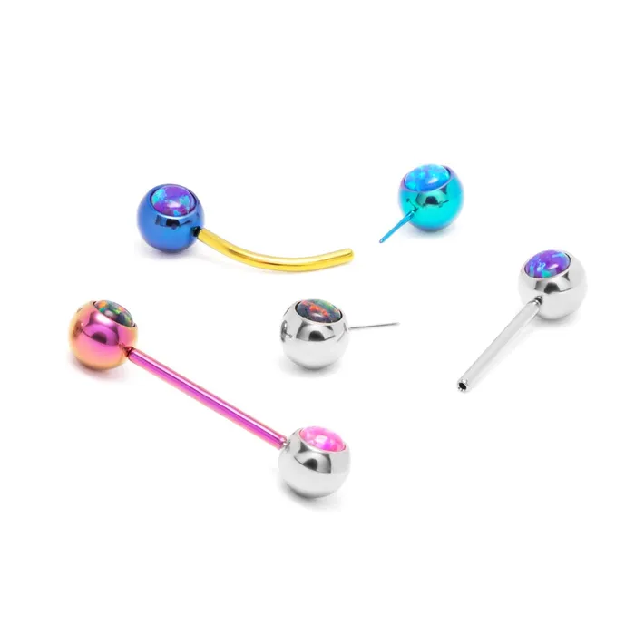 Vibrators Tilum Tilum 90 Opal Titanium Threadless Top Price Per 1