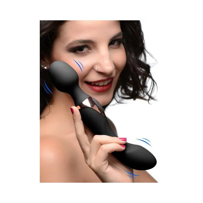 10X Dual Duchess 2 in1 Silicone Massager Black Fairvillacom Anal