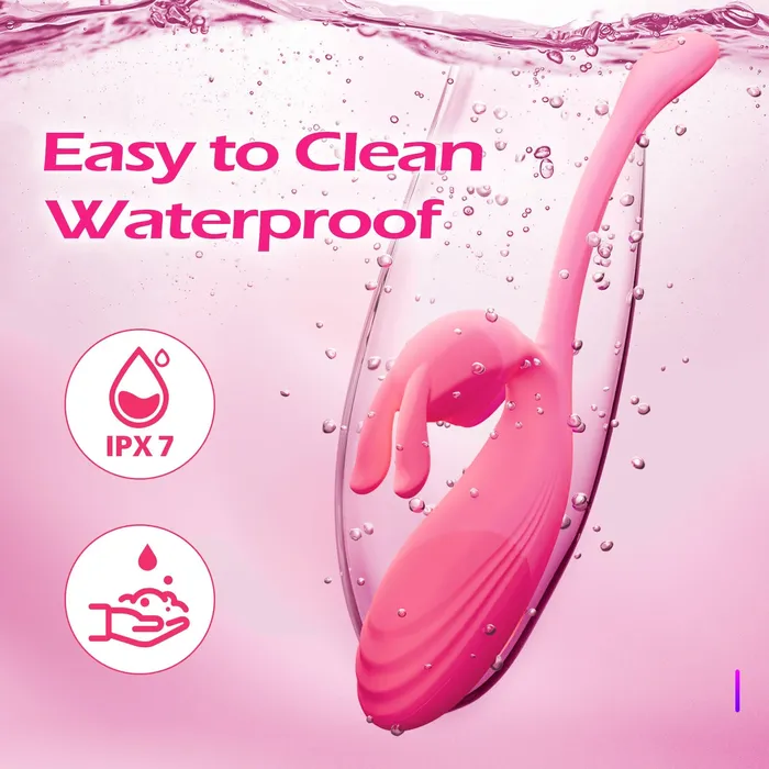 Amovibe Female Sex Toys App Clitoral Vibrator with Dual motors