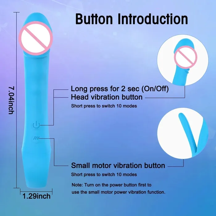 Amovibe Female Sex Toys Flexible Clitoral and GSpot Vibrator Powerful Anal Nipple Stimulation for Women