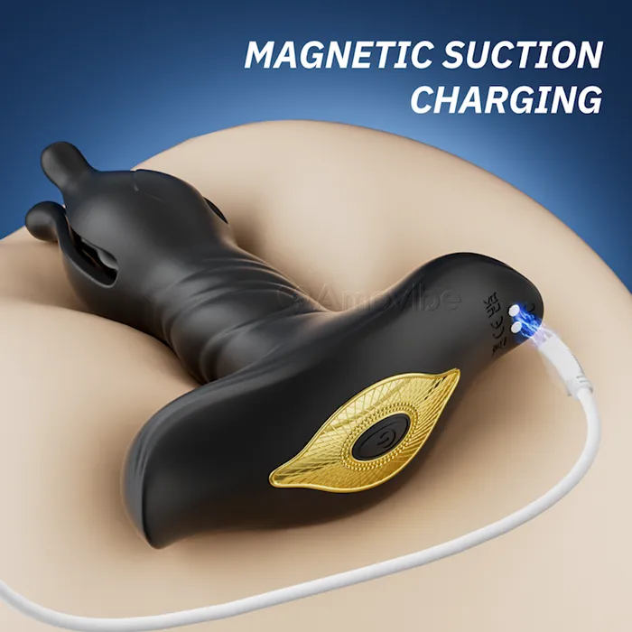 Amovibe RemoteControlled Expanding Anal Plug with 9 Vibration Modes Male Sex Toys Amovibe RemoteControlled Expanding Anal Plug with 9 Vibration Modes Male Sex Toys