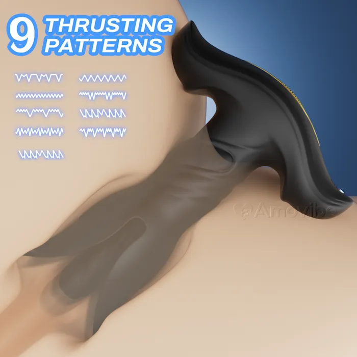 Amovibe RemoteControlled Expanding Anal Plug with 9 Vibration Modes Male Sex Toys Amovibe RemoteControlled Expanding Anal Plug with 9 Vibration Modes Male Sex Toys