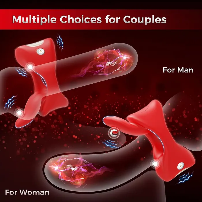 Amovibe Vibrating Cock Ring Couples