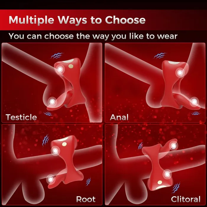 Amovibe Vibrating Cock Ring Couples