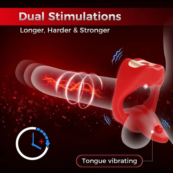 Amovibe Vibrating Cock Ring Couples