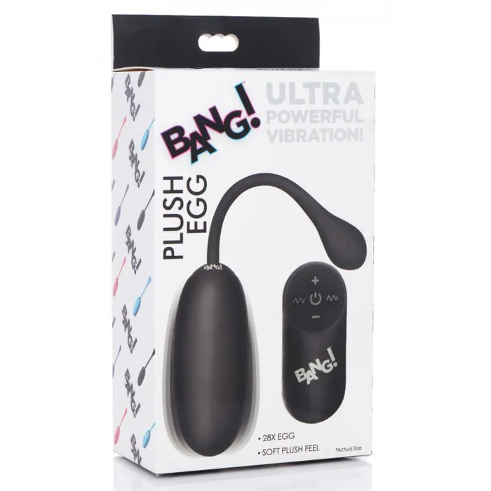 Anal 28x Plush Egg and Remote Black Fairvillacom