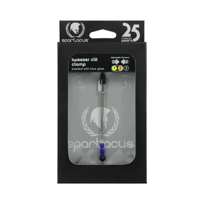 Anal Beaded Clit Clamp With Tweezer Tip Blue Fairvillacom