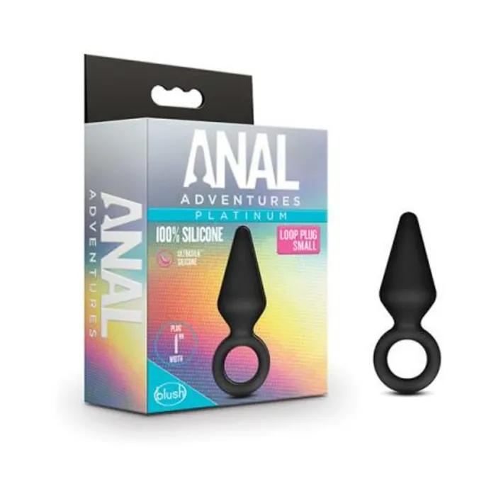 Anal Fairvillacom Blush Anal Adventures Platinum Silicone Loop Plug Small Black Anal Fairvillacom Blush Anal Adventures Platinum Silicone Loop Plug Small Black