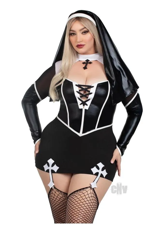 Anal Fairvillacom Holy Hottie Set 2pc 3x4x Blkwht