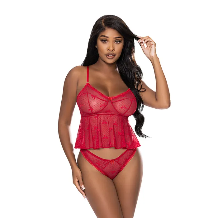 Anal Fairvillacom MS WLove Flutter Cami Panty Set Red SM