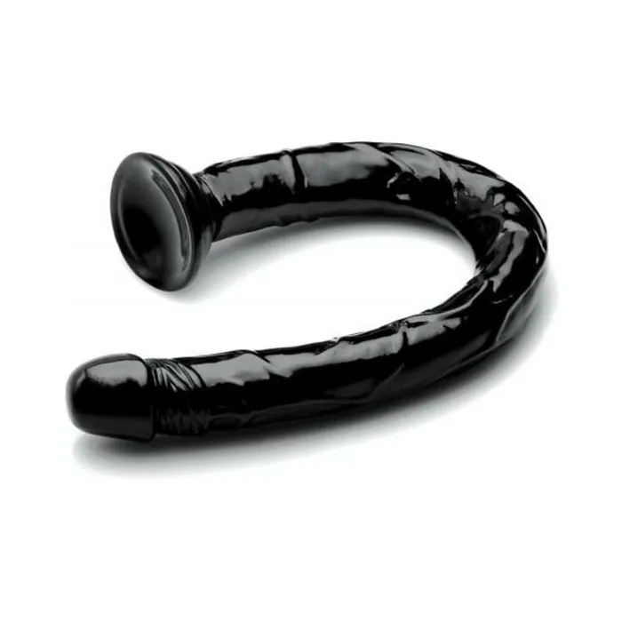 Anal Hosed 19 Inches Realistic Anal Dildo Black Fairvillacom
