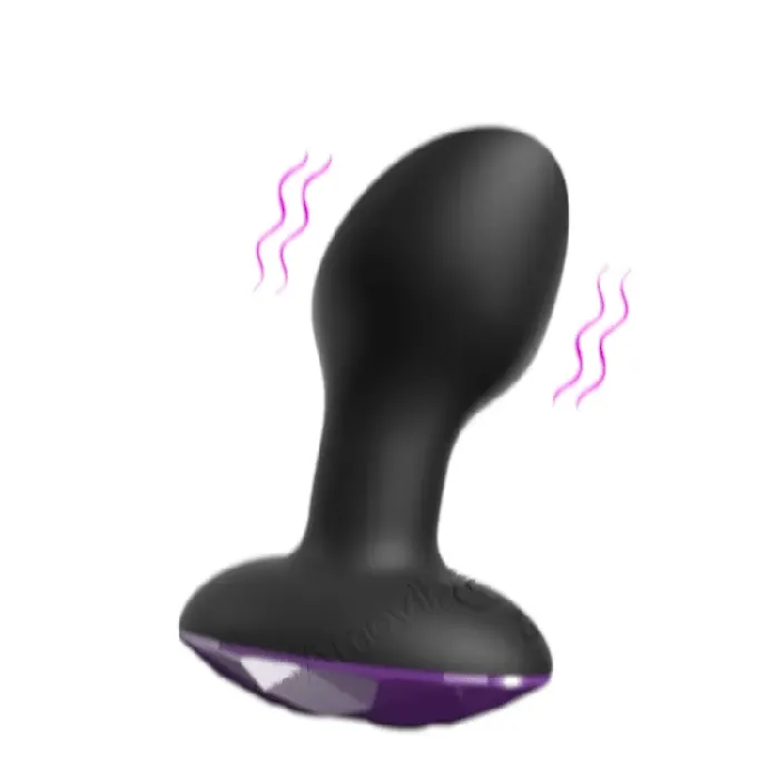 Anal Plug with Rotating Vibration Settings Amovibe Male Sex Toys