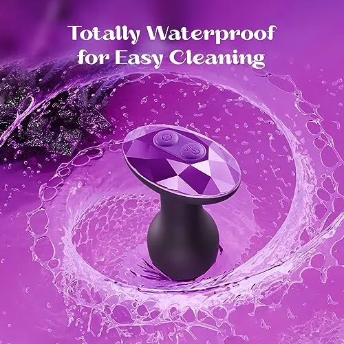 Anal Plug with Rotating Vibration Settings Amovibe Male Sex Toys