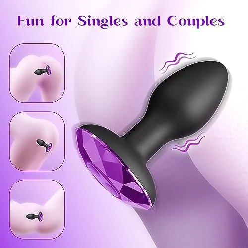 Anal Plug with Rotating Vibration Settings Amovibe Male Sex Toys
