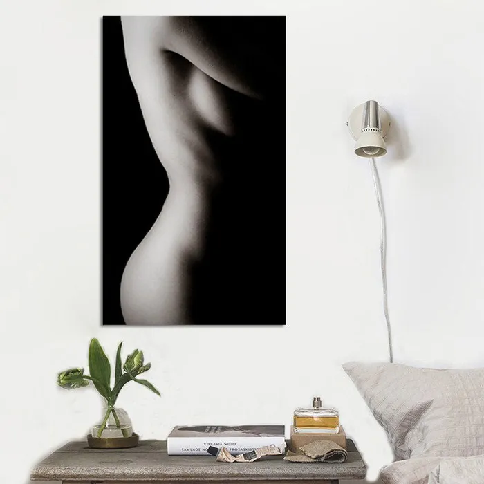 Anal ShhhOb Black white female profile on black background Simple elegant and subtle