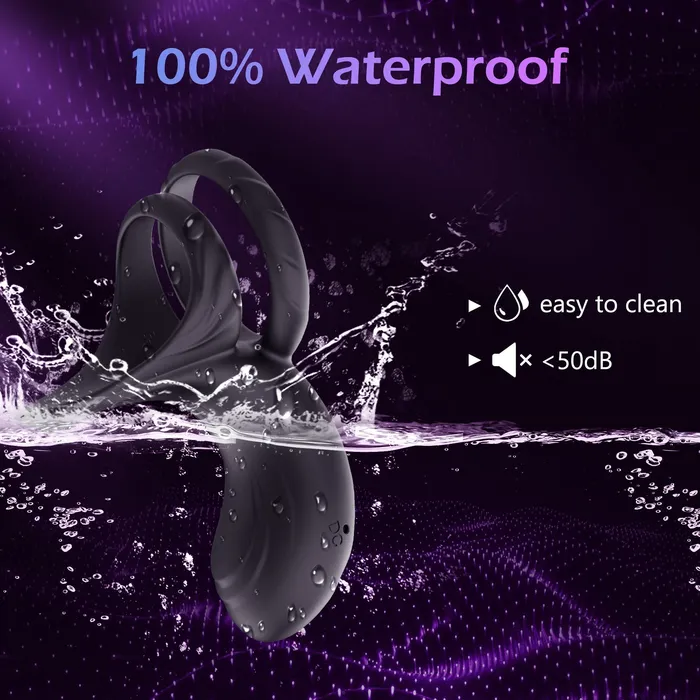 Aurora Vibrating Penis Ring KERERO Male Sex Toys