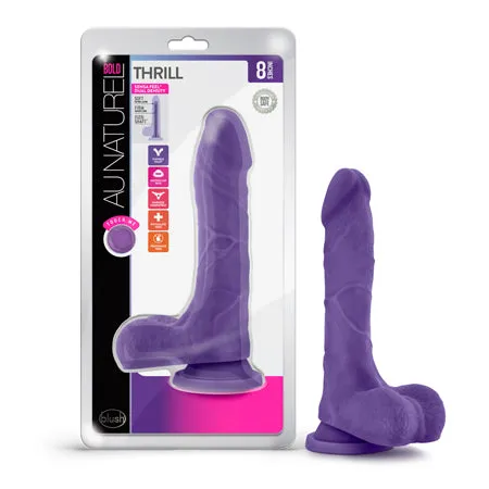 Blush Au Naturel Bold Thrill 85 Dildo Purple Au Naturel Dildos