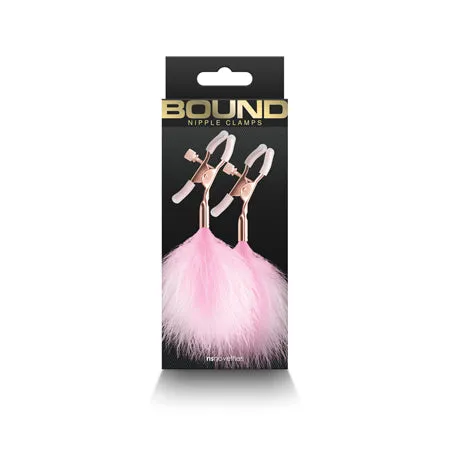 Bound F1 Nipple Clamps Pink Fairvillacom Vibrators