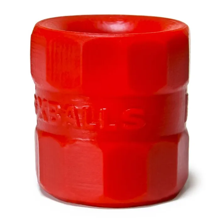 BULLBALLS 2 BALLSTRETCHER SILICONE SMOOSH RED Fairvillacom Anal