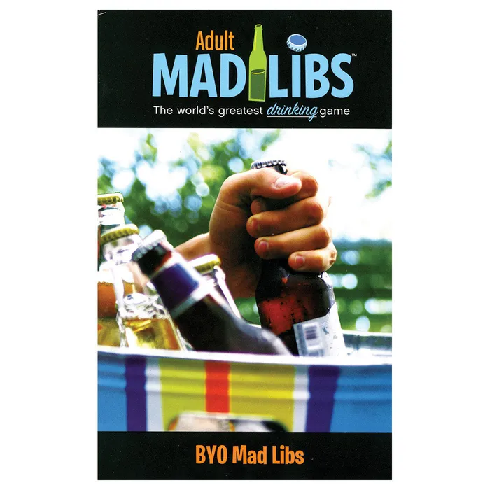 BYO Drinking Games Mad Libs Fairvillacom Vibrators