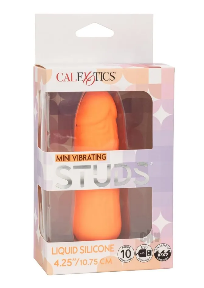 California Exotic Novelties Llc Female Sex Toys Mini Vibrating Studs Orange