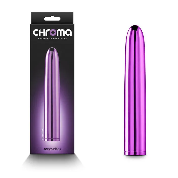 Chroma 17 cm USB Rechargeable Smooth Basic Vibrator Metallic Purple ShhhWndsr Vibrators Chroma 17 cm USB Rechargeable Smooth Basic Vibrator Metallic Purple ShhhWndsr Vibrators