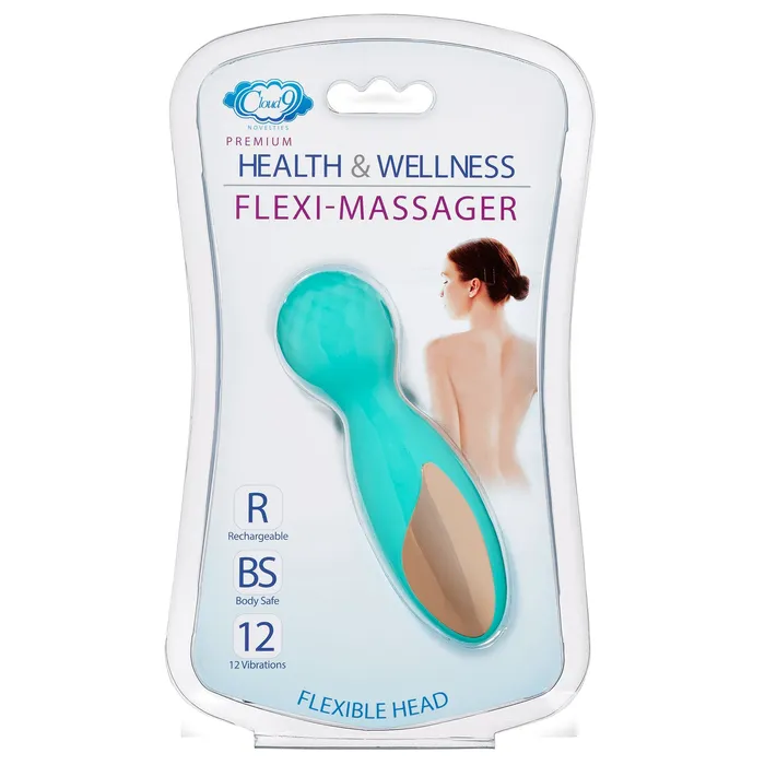 Cloud 9 Health and Wellness FlexiMassager Rechargeable Wand Teal Fairvillacom Vibrators Cloud 9 Health and Wellness FlexiMassager Rechargeable Wand Teal Fairvillacom Vibrators