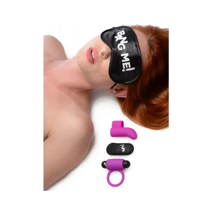 Couples Fairvillacom Bang Couples Kit with RC Bullet Blindfold Cock Ring Finger Vibe Purple Couples Fairvillacom Bang Couples Kit with RC Bullet Blindfold Cock Ring Finger Vibe Purple
