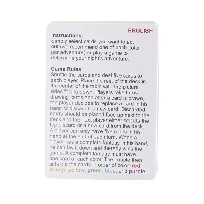 Couples Fairvillacom Tantric Sex Cards